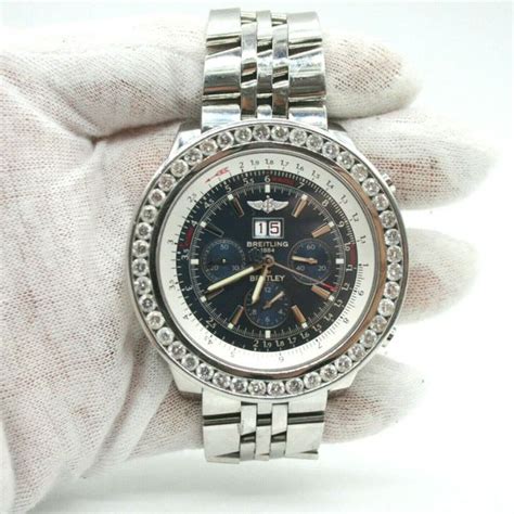 bentley breitling motors a44362 diamond bezel|Bentley a44362.